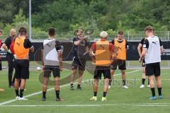 3. Liga; FC Ingolstadt 04 - Trainingsauftakt, Cheftrainer Rüdiger Rehm (FCI) Teambesprechung