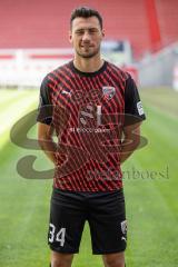 Lukas Fröde (34, FCI); FC Ingolstadt 04;
3.Liga, Porträttermin 2023/2024