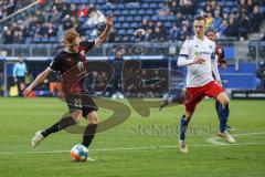 2.BL; Hamburger SV - FC Ingolstadt 04; Christian Gebauer (22, FCI) Schuß, Schonlau Sebastian (4 HSV)