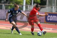 DFB - Pokal Frauen 1. Runde - Saison 2023/2024 - FC Ingolstadt 04 - FC Carl Zeiss Jena - Katharina Schmittmann (Nr.17 - FCI Frauen) - Gora Lisa blau Jena - Foto: Meyer Jürgen