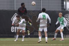 *** Bayernliga Nord - Saison 2025/26 - FC Ingolstadt 04 II - SpVgg Greuther Fürth - Jason Osei Tutu (Nr.11 - FC Ingolstadt II) - Marlon Fries grün Fürth - Foto: Meyer Jürgen