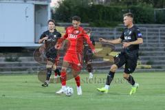 Bayernliga Süd - Saison 2022/2023 - FC Ingolstadt 04 - SV Erlbach - Arian Llugiqi rot FCI - Foto: Meyer Jürgen