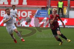 3.Liga - Saison 2022/2023 - FC Ingolstadt 04 -  SV Meppen - Tobias Bech (Nr.11 - FCI) - David Blacha (Nr.23 - SV Meppen) - Foto: Meyer Jürgen