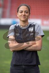 3. Liga; FC Ingolstadt 04 - Neue Trainerin, Pressekonferenz, Cheftrainerin Sabrina Wittman (FCI) in ihrer neuen Wirkunsstätte, Audi Sportpark Portrait