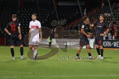 3. Liga - Saison 2025/26 - VFB Stuttgart II - FC Ingolstadt 04  - Enttäuschte Gesichter nach dem Spiel - XXXXX - Foto: Meyer Jürgen