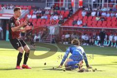 3. Liga; FC Ingolstadt 04 - TSV 1860 München; Torchance Jannik Mause (7, FCI) scheitert an Torwart Hiller Marco (1 TSV)
