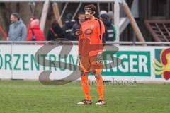 Bezirksliga - Saison 2024/25 - FC Gerolfing - VFB Eichstätt II - Michael Oblinger Torwart Gerolfing mit Gesichtsmaske - XXXXX - Foto: Meyer Jürgen