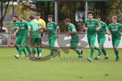 Bezirksliga - Saison 2025/26 - FC Gerolfing - SVA Palzing - Ahmet Altay (Nr.25 - FC Gerolfing) mit dem 1:1 Ausgleichstreffer per Elfmeter - jubel - Foto: Meyer Jürgen
