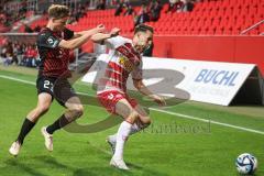 3. Liga; FC Ingolstadt 04 - SSV Jahn Regensburg; Moritz Seiffert (23, FCI) Hottmann Eric (9 SSV)