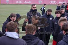 A-Junioren - Bundesliga Süd Fc Ingolstadt 04 - SC Freiburg -  Cheftrainer Wittmann Sabrina (FC Ingolstadt A-Jugend) spricht zu ihren Spielern nach dem Spiel - - Das Spiel ist aus - Foto: Meyer Jürgen