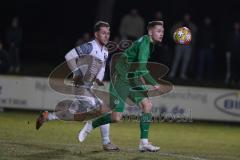 Landesliga - Saison 2024/25 - SV Manching - FC Ehekirchen - Fabian Neumayer (Nr.9 - SV Manching) - Ledl Niklas weiss Ehekirchen - Foto: Meyer Jürgen