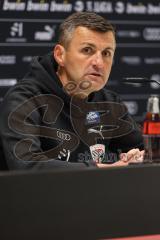 3. Liga; FC Ingolstadt 04 - MSV Duisburg; Pressekonferenz Interview Cheftrainer Michael Köllner (FCI)