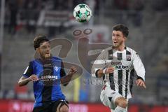 3. Liga - Saison 2026/27 - Waldhof Mannheim - FC Ingolstadt 04 - Linus Rosenlöcher (Nr.19 - FCI) - Vincent Thill (Nr.12 - Waldhof Mannheim) - Foto: Meyer Jürgen