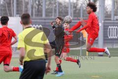 U 14 (C-Jun.) Förderliga BuLi/NLZ -  Saison 2021/2022 - FC Ingolstadt 04 - FC Bayern München - Faris Hapi rot FCI - Foto: Meyer Jürgen