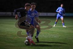 Landesliga - Saison 2026/27 - SV Manching - VFB Durach - Christoph Gruber blau Durach  - Timo Jung (Nr.20 - SV Manching) - Foto: Meyer Jürgen