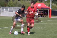 * Testspiel - Saison 2025/26 - FC Ingolstadt 04 - FSV Zwickau - Gabriel Figurski Vieira (Nr.6 - FSV Zwickau) - Max Besuschkow (Nr.17 - FC Ingolstadt 04) - Foto: Meyer Jürgen
