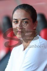 3. Liga; FC Ingolstadt 04 - Alemannia Aachen; vor dem Spiel Cheftrainerin Sabrina Wittmann (FCI)