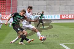 Merlin Röhl (34, FCI) Christiansen Max (13 Fürth) ; FC Ingolstadt 04 - SpVgg Greuther Fürth; 2.BL; Testspiel