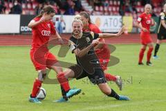 2. Frauen-Bundesliga - Saison 2021/2022 - FC Ingolstadt 04 - SV Meppen - Wlnczo Agnieszka #15 Meppen - Zeller Maria (#25 FCI) - Foto: Meyer Jürgen