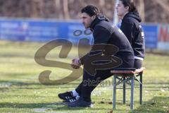 Landesliga - Saison 2025/26 - SV Manching - TSV Schwabmünchen - Cheftrainer Cüneyt Köz (SV Manching) - XXXXX - Foto: Meyer Jürgen
