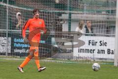 Bezirksliga - Saison 2024/25 - FC Gerolfing - VFB Eichstätt II - Michael Oblinger Torwart Gerolfing mit Gesichtsmaske - XXXXX - Foto: Meyer Jürgen
