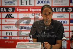 3. Liga - Saison 2026/27 - Victoria Köln - FC Ingolstadt 04  - Cheftrainerin Sabrina Wittmann (FCI) bei der PK nach dem Spiel - XXXXX - Foto: Meyer Jürgen