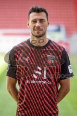 Lukas Fröde (34, FCI); FC Ingolstadt 04;
3.Liga, Porträttermin 2023/2024