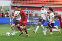 3. Liga; FC Ingolstadt 04 - Erzgebirge Aue; Yann Sturm (7, FCI) Torchance verpasst Malone Ryan (16 Aue) Zobel Tristan (25 Aue) Fabisch Jonah (20 Aue)