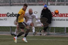 AUDI - Schanzer Amateur Cup - Halbfinale 2 - Saison 2024/25 - TSV Lichtenau - SV Hundszell - Marco Lustig gelb Lichtenau - Marcel Nicht weiss Hundszell - Foto: Meyer Jürgen