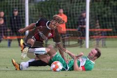 Testspiel - 2. Bundesliga - VfB Eichstätt - FC Ingolstadt 04 - Hawkins Jaren (20 FCI) Philipp Federl (Nr.16 - VfB) Zweikampf