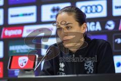 3. Liga; FC Ingolstadt 04 - VfL Osnabrück; Pressekonferenz Interview Cheftrainerin Sabrina Wittmann (FCI)
