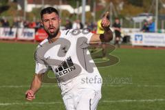 Kreisliga - Saison 2022/2023 - TSV Gaimersheim - FC Hitzhofen/Oberzell - Der 1:0 Führungstreffer durch Benjamin Anikin weiss Gaimersheim - jubel  - Foto: Meyer Jürgen