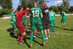 Kreisliga - TSV Baar Ebenhausen - TSV Gaimersheim - Jubel bei den Gaimersheimern zum erreichen der Relegation - Foto: Jürgen Meyer