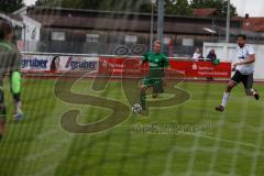 Toto-Pokal Donau/Isar 21/22 - TSV Gaimersheim - FC Gerolfing - Lukas Achhammer grün Gerolfing - Foto: Meyer Jürgen