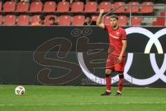 3. Liga; FC Ingolstadt 04 - Erzgebirge Aue; Freistoß Yann Sturm (7, FCI) Handzeichen