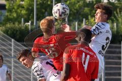 Bayernliga Süd - Saison 2022/2023 - FC Ingolstadt 04 -  TSV Dachau - Herm Tim (Nr.16 - Fc Ingolstadt 04 II) - Nduka Donald (Nr.4 - Fc Ingolstadt 04 II) - Foto: Meyer Jürgen