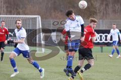 AUDI - Schanzer Amateur Cup 2023 - Finale - TSV Hohenwart - FC Mindelstetten - 5:3 - Simon Schweiger
 weiss Mindelstetten - Leon Sedlmair rot Hohenwart -  Foto: Meyer Jürgen