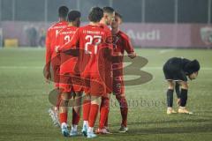 Bayernliga Süd - Saison 2022/2023 - FC Ingolstadt 04 II -  Türkspor Augsburg - Der 1:0 Führungstreffer durch Gashi Egson (Nr.9 - Fc Ingolstadt 04 II) - jubel - Foto: Meyer Jürgen