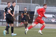 Bayernliga Nord - Saison 2023/24 - FC Ingolstadt 04 II - SpVgg Hankofen-Hailing -  Der 1:0 Führungstreffer durch - Birkl Johannes rot FCI - jubel -  - Schneider David schwarz Hankofen - Foto: Meyer Jürgen