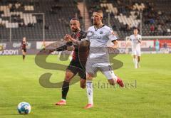 2.BL; SV Sandhausen - FC Ingolstadt 04 - Fatih Kaya (9, FCI) Bachmann Janik (26 SVS)