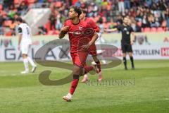 3. Liga; FC Ingolstadt 04 - SV Waldhof Mannheim; Yann Sturm (7, FCI) Tor Jubel Treffer 5:1, drittes Tor