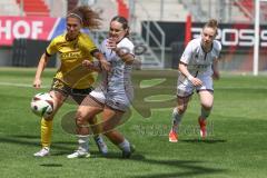 2. Bundesliga Frauen - Saison 2024/25 - FC Ingolstadt 04 Frauen - SV Weinberg - Pija Reininger (Nr.21 - FCI Frauen) - Haberäcker Leonie gelb Weinberg - XXXXX - Foto: Meyer Jürgen