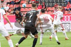 2.BL; FC Ingolstadt 04 - 1. FC Nürnberg - Torschuß Fatih Kaya (9, FCI) Dennis Eckert Ayensa (7, FCI) Schindler Christopher (16 , 1.FCN) Geis Johannes (5 , 1.FCN) Handwerker Tim (29 , 1.FCN)