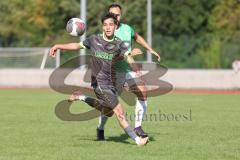 Bezirksliga - Saison 2025/26 - FC Fatih Ingolstadt - FC Gerolfing - Ahmet Altay (Nr.25 - FC Gerolfing) - Faruk Rencber (Nr.20 - FC Fatih Ingolstadt) - Foto: Meyer Jürgen