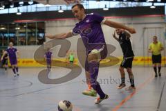 Lotto - Hallen - Bayerncup - Oberbayern -  Saison 2022/2023  - MTV Ingolstadt - TUS Traunteuth - 3:1 - Mykola Bilotserkivets lila MTV Ing -   - Foto: Meyer Jürgen