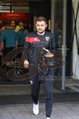 3. Liga; FC Ingolstadt 04 - Arminia Bielefeld; Co-Trainer Fabian Reichler (FCI) vor dem Spiel