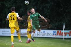 Landesliga - Saison 2026/27 - SV Manching - TSV Gersthofen - Dominik Juric (Nr.19 - SV Manching) - Simon Jonas gelb Gersthofen - Foto: Meyer Jürgen