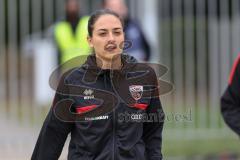 3. Liga; TSV Havelse - FC Ingolstadt 04; vor dem Spiel Cheftrainerin Sabrina Wittmann (FCI)