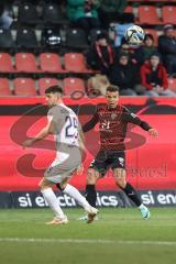 3. Liga; FC Ingolstadt 04 - Erzgebirge Aue; Marcel Costly (22, FCI) Rosenlöcher Linus (29 Aue)