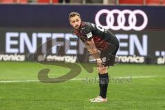 3. Liga; FC Ingolstadt 04 - SC Verl; Niederlage, hängende Köpfe David Kopacz (29, FCI)